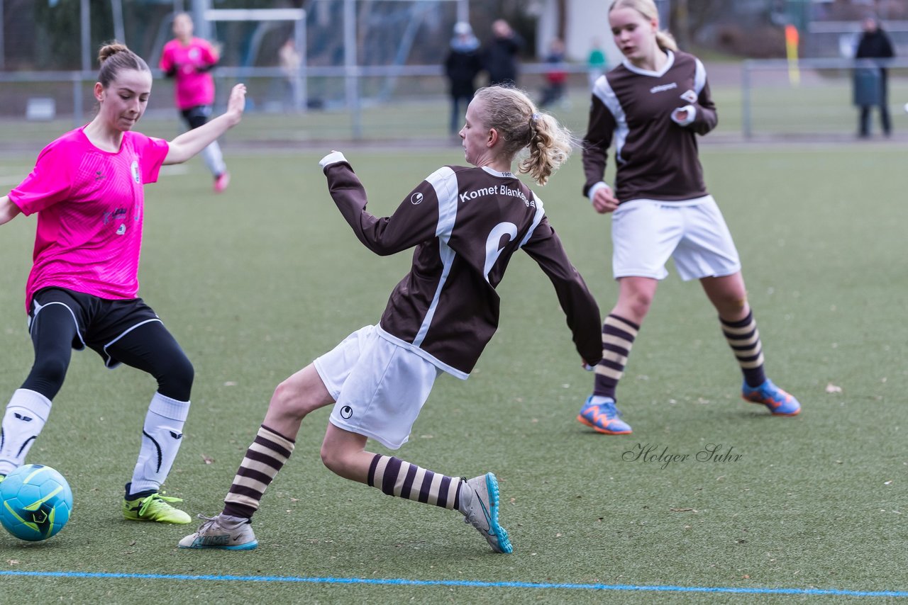 Bild 216 - wCJ Komet Blankenese - VfL Pinneberg : Ergebnis: 1:1